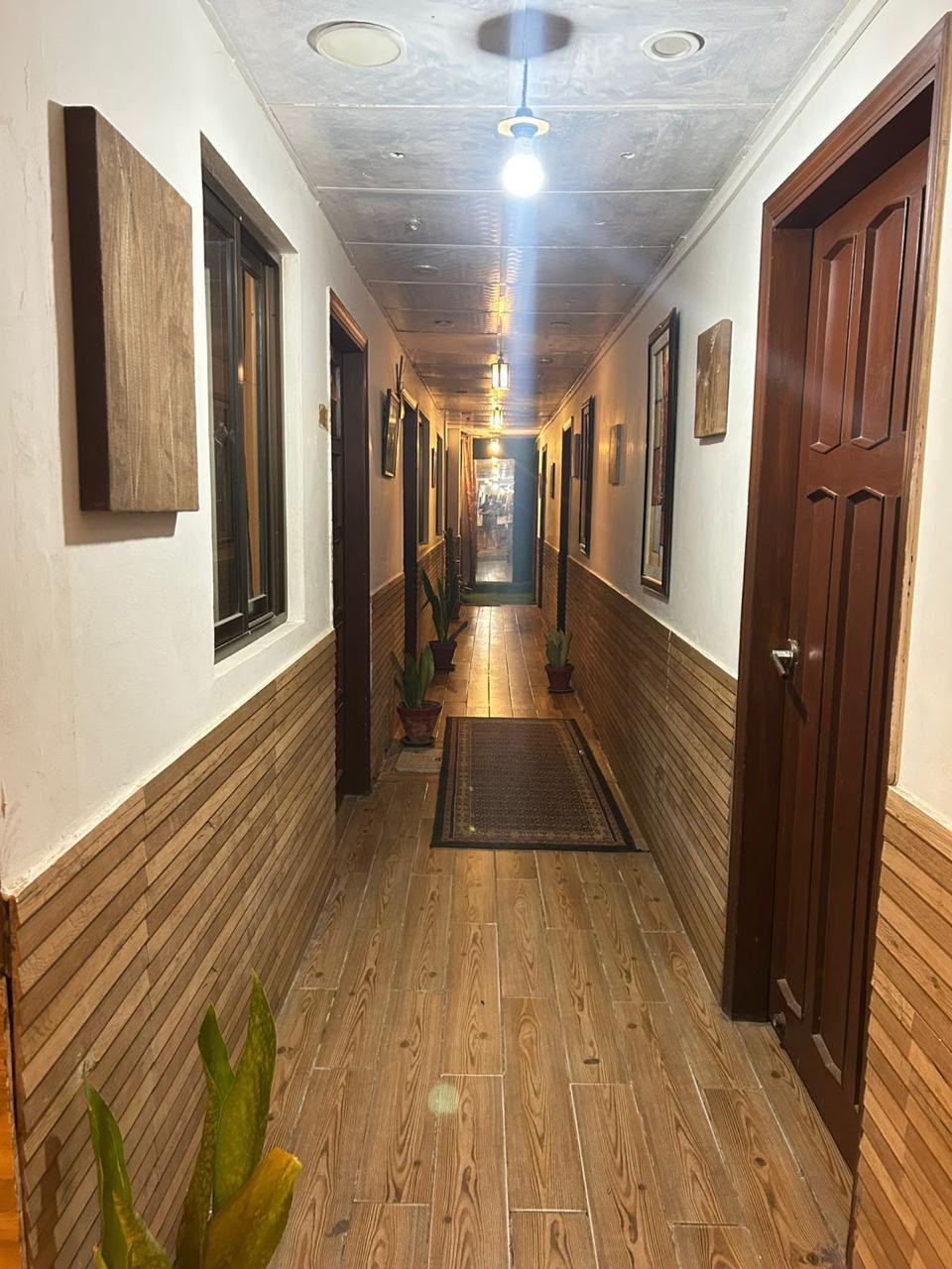 Hotel corridor